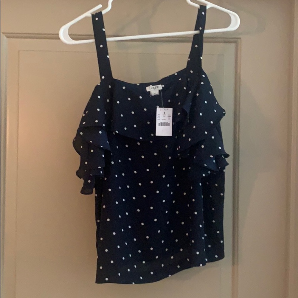 J crew off shoulder tank